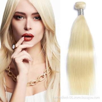 Rebecca fashion 613 Blonde Straight Weave Raw  virgin Remy human hair bundles  human hair bundles Human Hair Extension